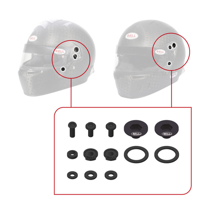 Bell Bell SE07 - 3/2MM SE077 / SE06 schroevenset (kies kleur)