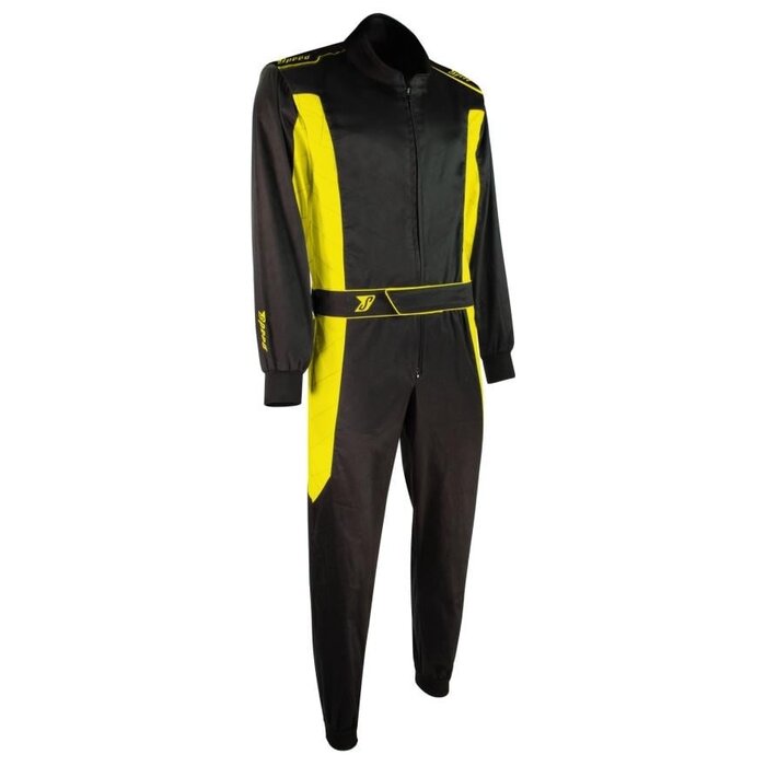 Speed Racewear Speed hobby overall DAYTONA Zwart / geel 2.0 -  2. col