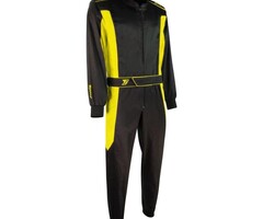 Speed Racewear Speed hobby overall DAYTONA Zwart / geel 2.0 -  2. col
