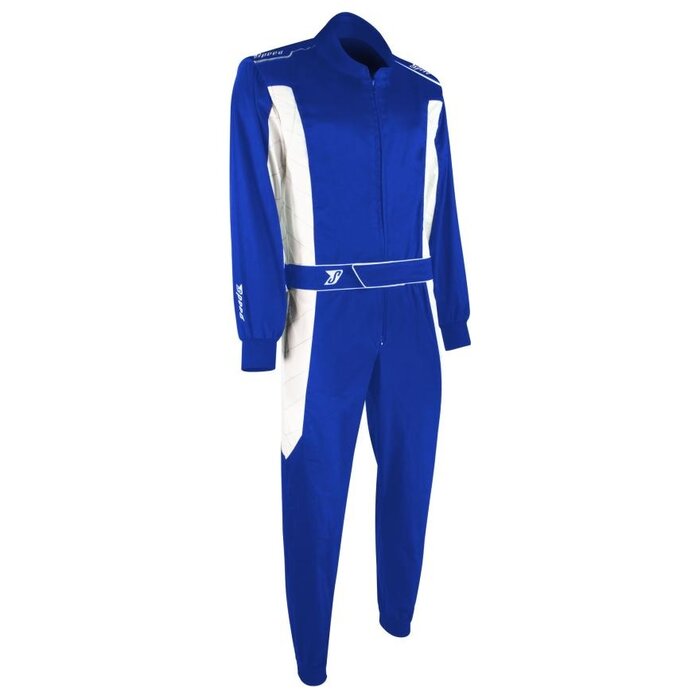 Speed Racewear Speed hobby overall DAYTONA Blauw / wit 2.0 -  2. col