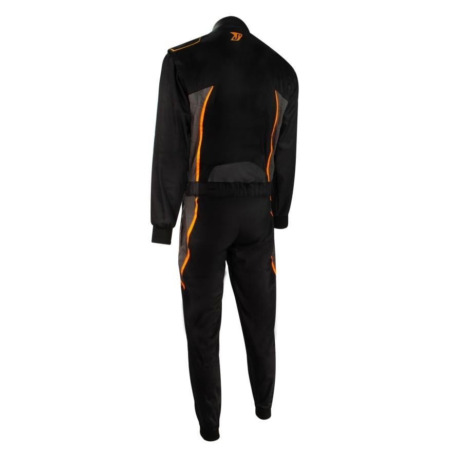 Speed Racewear Speed hobby overall DETROIT 2.0 Zwart / oranje