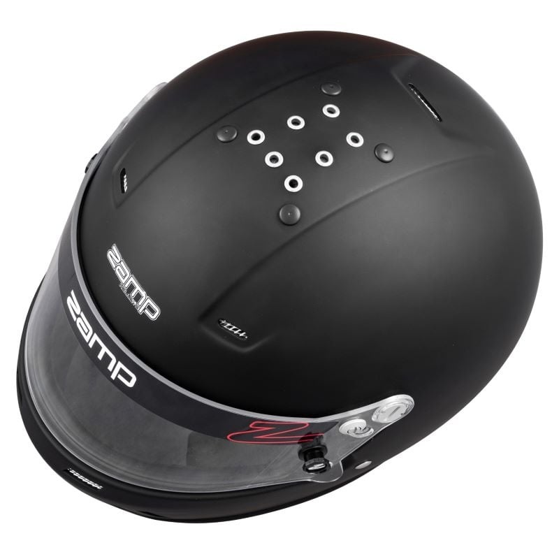 Zamp Zamp RZ-57 V matt zwart (SNELL 2025)