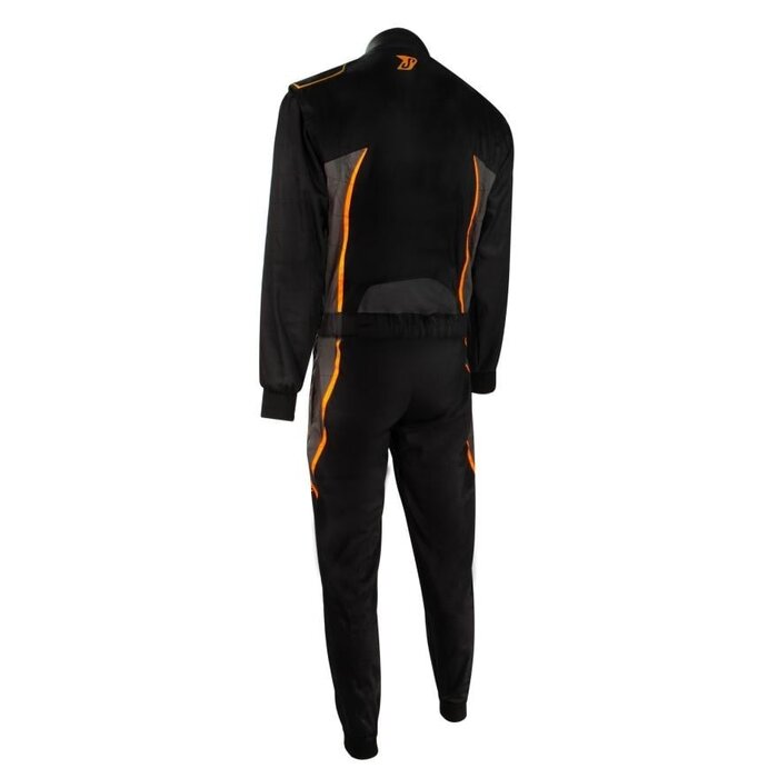 Speed Racewear Speed hobby overall DETROIT 2.0 Zwart / oranje