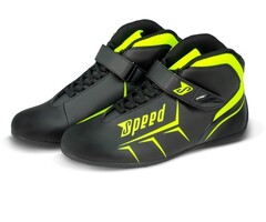 Speed Racewear Speed Rome 2.0 zwart/ Fluor geel