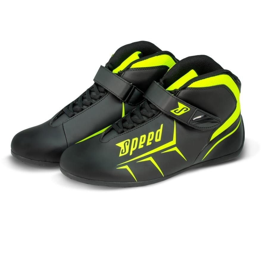 Speed Racewear Speed Rome 2.0 zwart/ Fluor geel