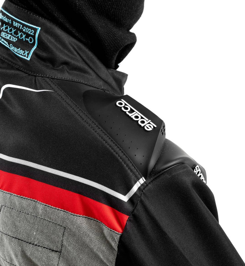 Sparco Sparco Superleggera kart overall FIA 8877-2022 - Zwart / Rood