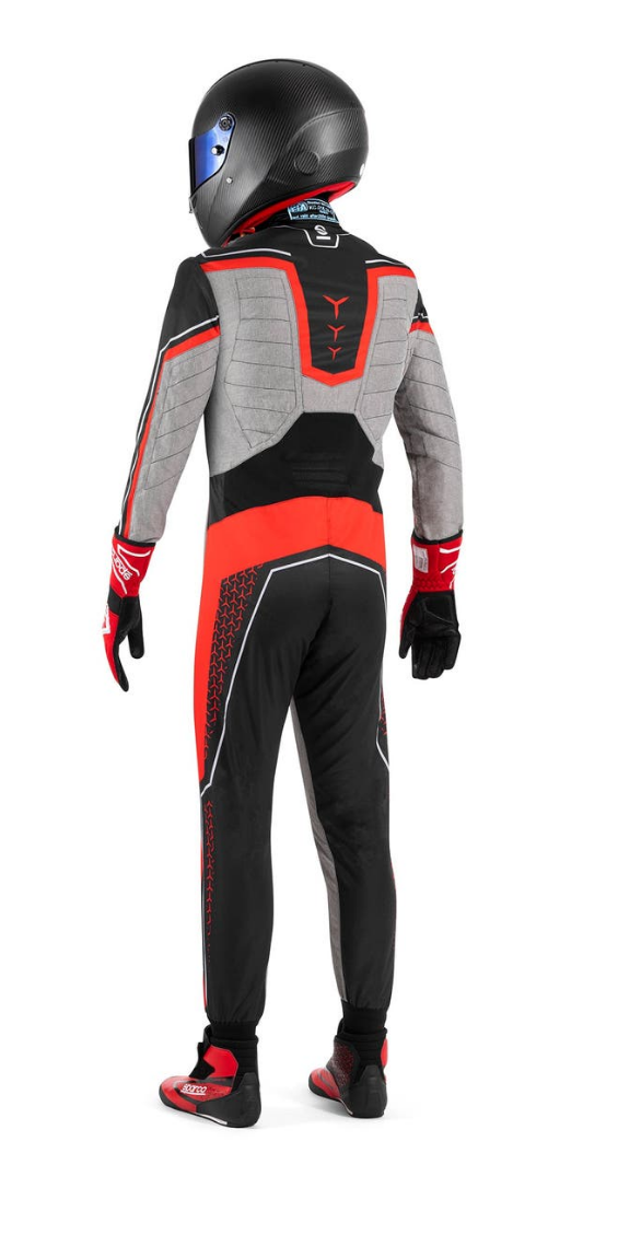 Sparco Sparco Superleggera kart overall FIA 8877-2022 - Zwart / Rood