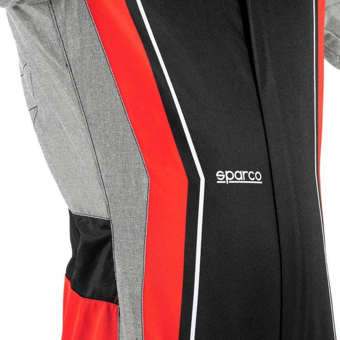 Sparco Sparco Superleggera kart overall FIA 8877-2022 - Zwart / Rood