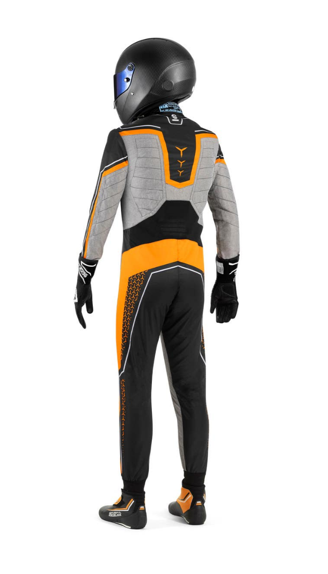 Sparco Sparco Superleggera kart overall FIA 8877-2022 - Zwart / Fluor Oranje