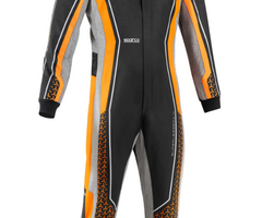 Sparco Sparco  Superleggera kart overall FIA 8877-2022 - Zwart / Fluor Oranje