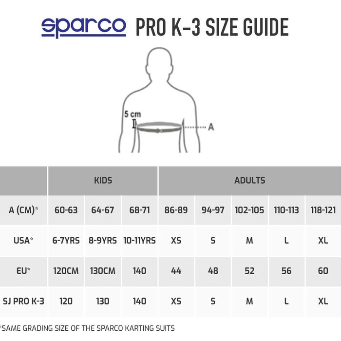 Sparco Sparco SJ Pro K3 body protector zwart / fluor geel