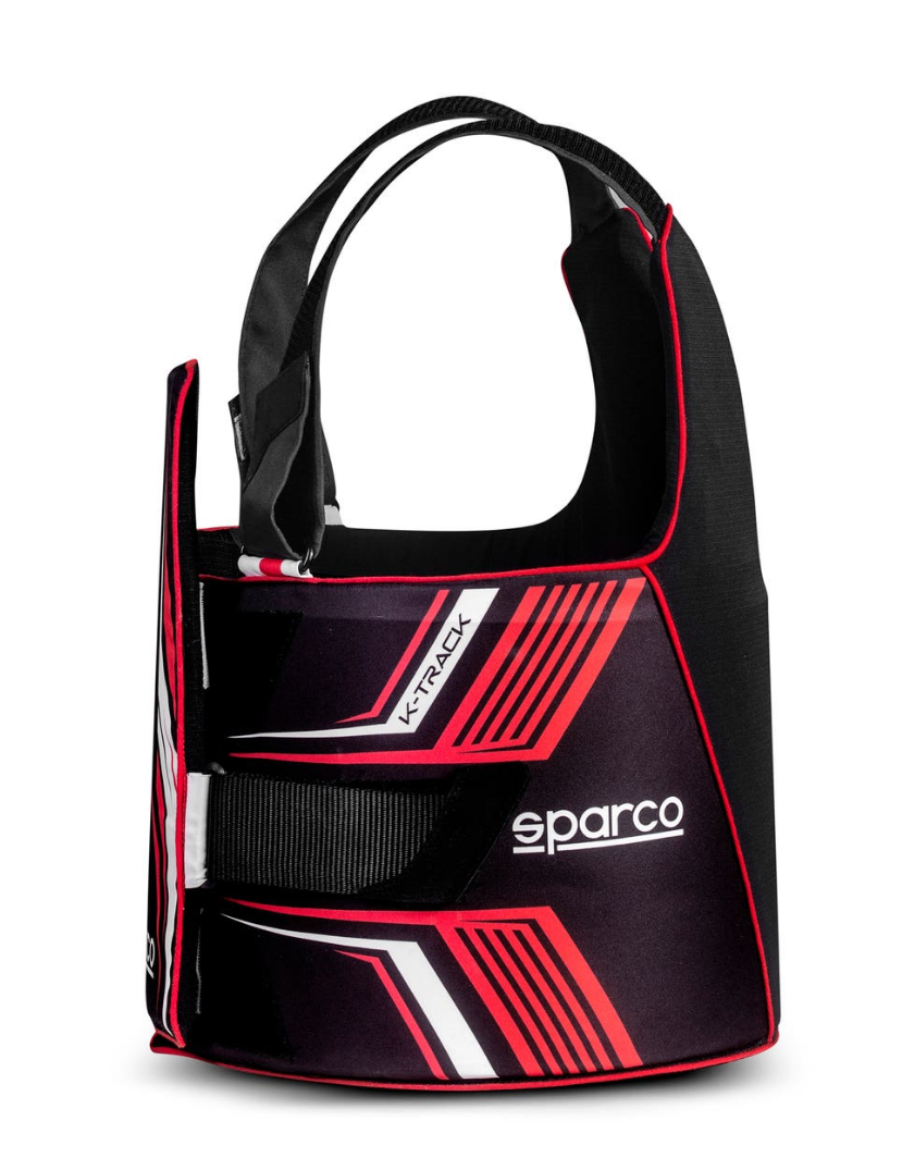 Sparco Sparco K-Track FIA 8870-2018 ribbeschermer zwart / rood