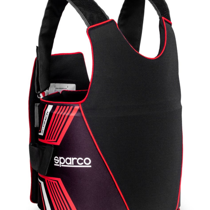 Sparco Sparco K-Track FIA 8870-2018 ribbeschermer zwart / rood