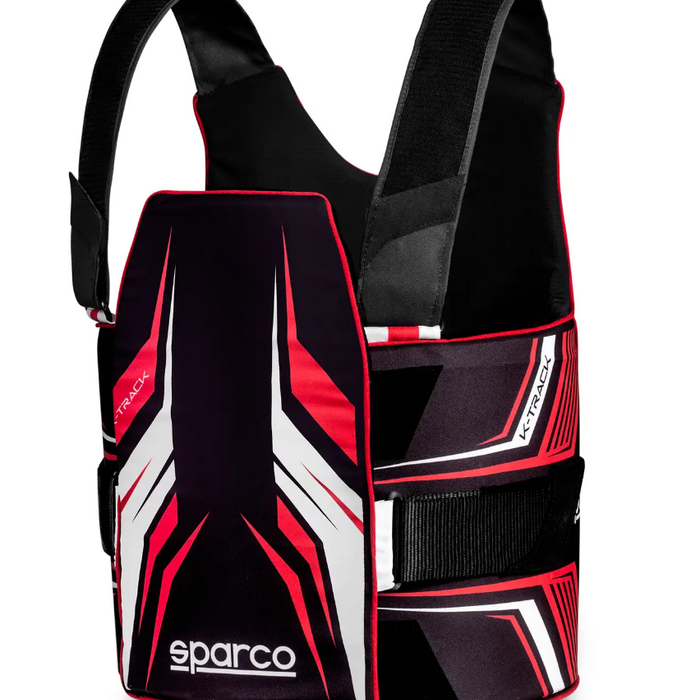 Sparco Sparco K-Track FIA 8870-2018 ribbeschermer zwart / rood