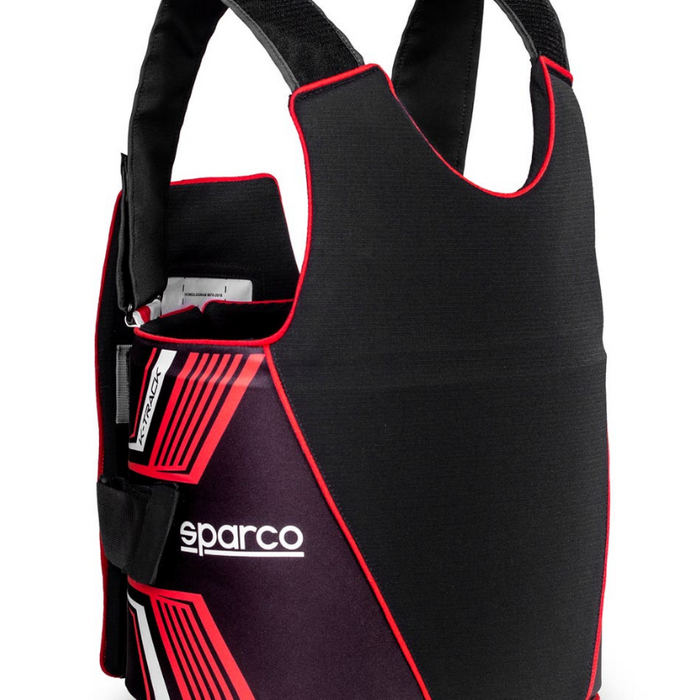 Sparco Sparco K-Track FIA 8870-2018 ribbeschermer zwart / rood
