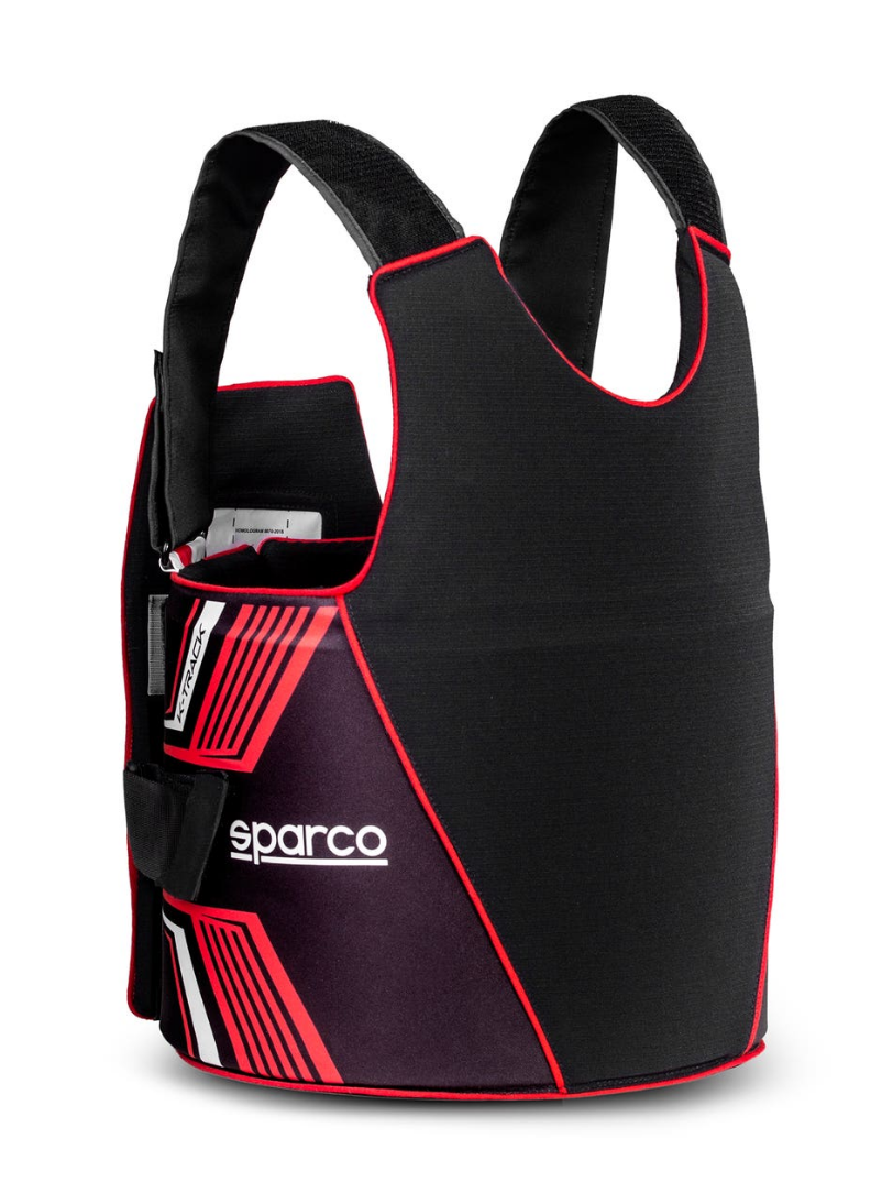 Sparco Sparco K-Track FIA 8870-2018 ribbeschermer zwart / rood