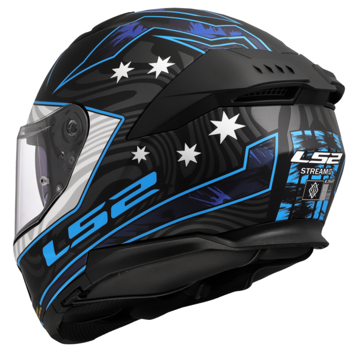 LS2 LS2 FF808 Stream II Galdam zwart / blauw