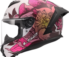 LS2 LS2 FF820 Rapid III Poppies wit / roze