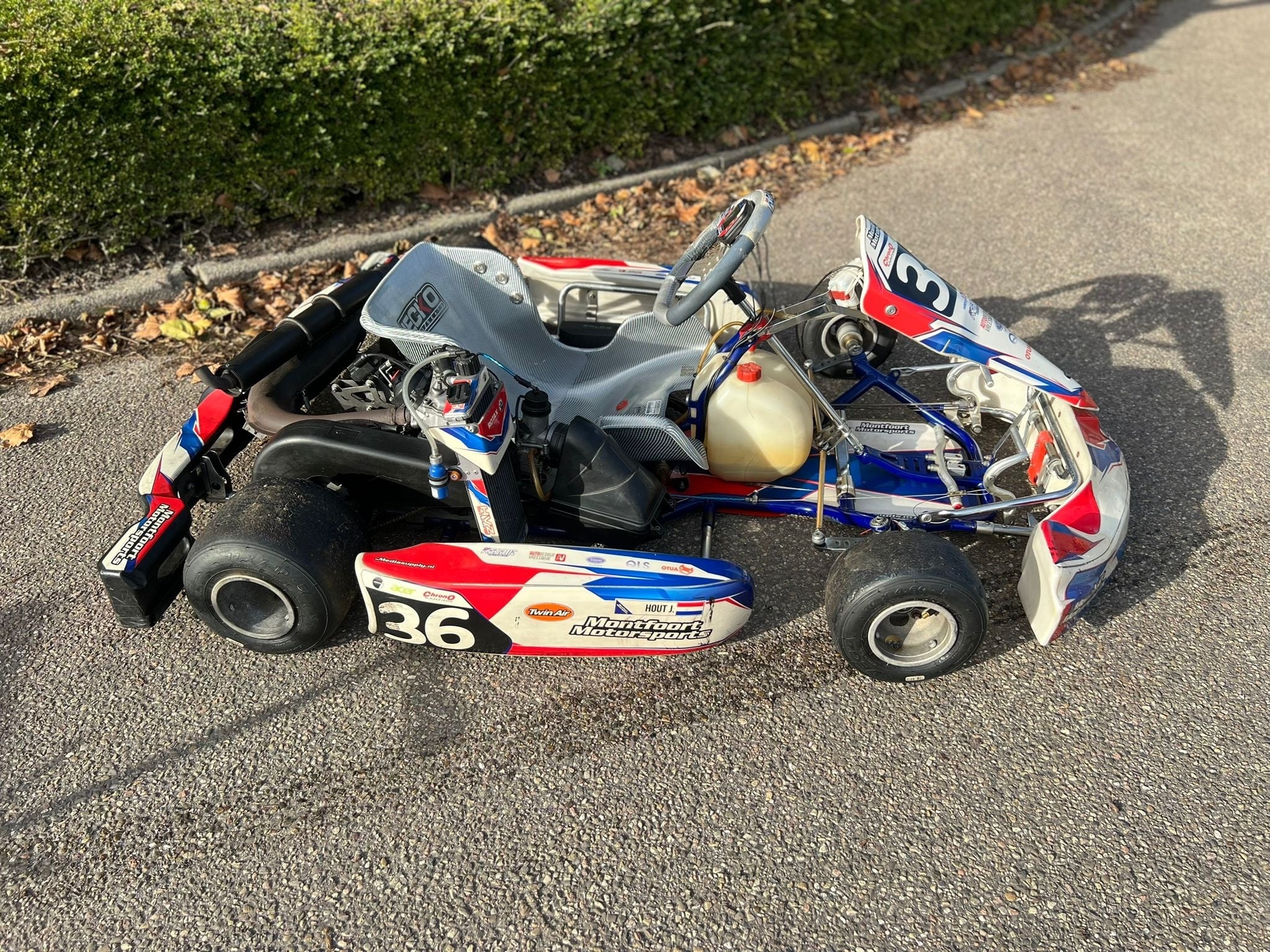 Gebruikt OTK Kosmic Met Rotax Senior EVO 1 en Mychron Laptimer