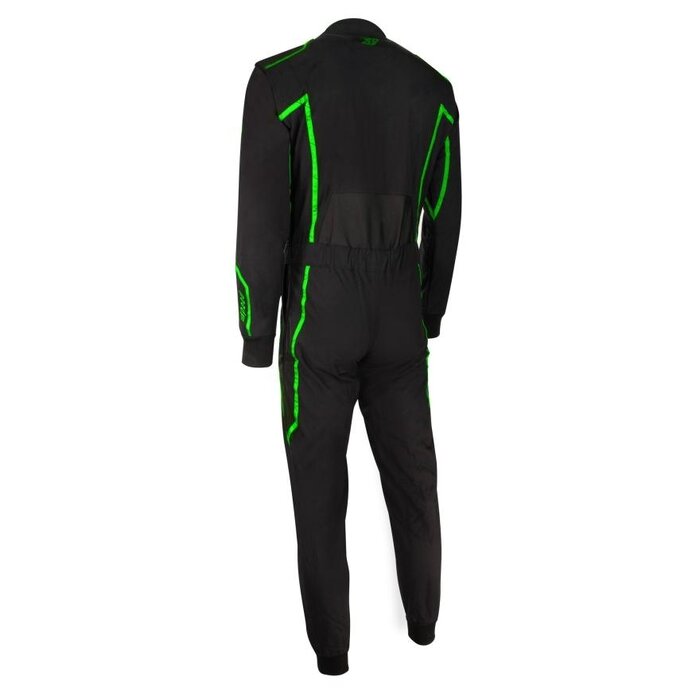 Speed Racewear Speed 2 lagen Overall RS2 Imola zwart / Groen