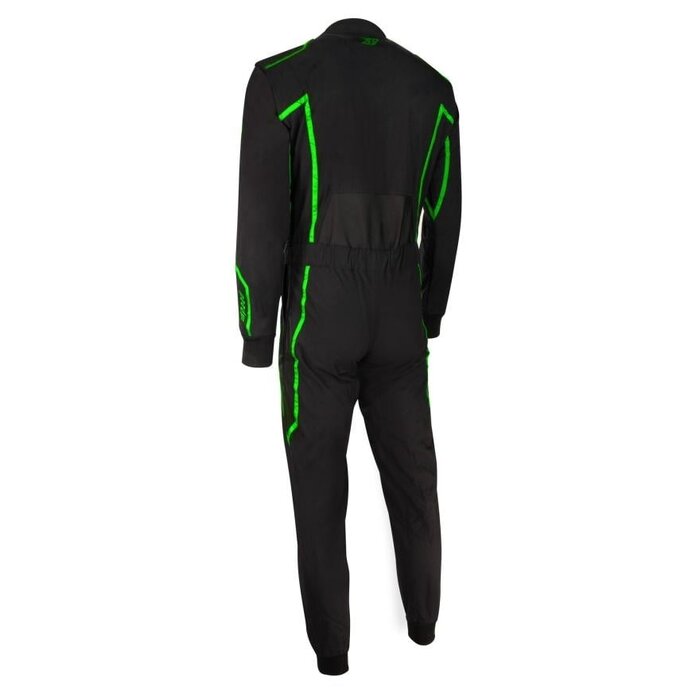 Speed Racewear Speed 2 lagen Overall RS2 Imola zwart / Groen