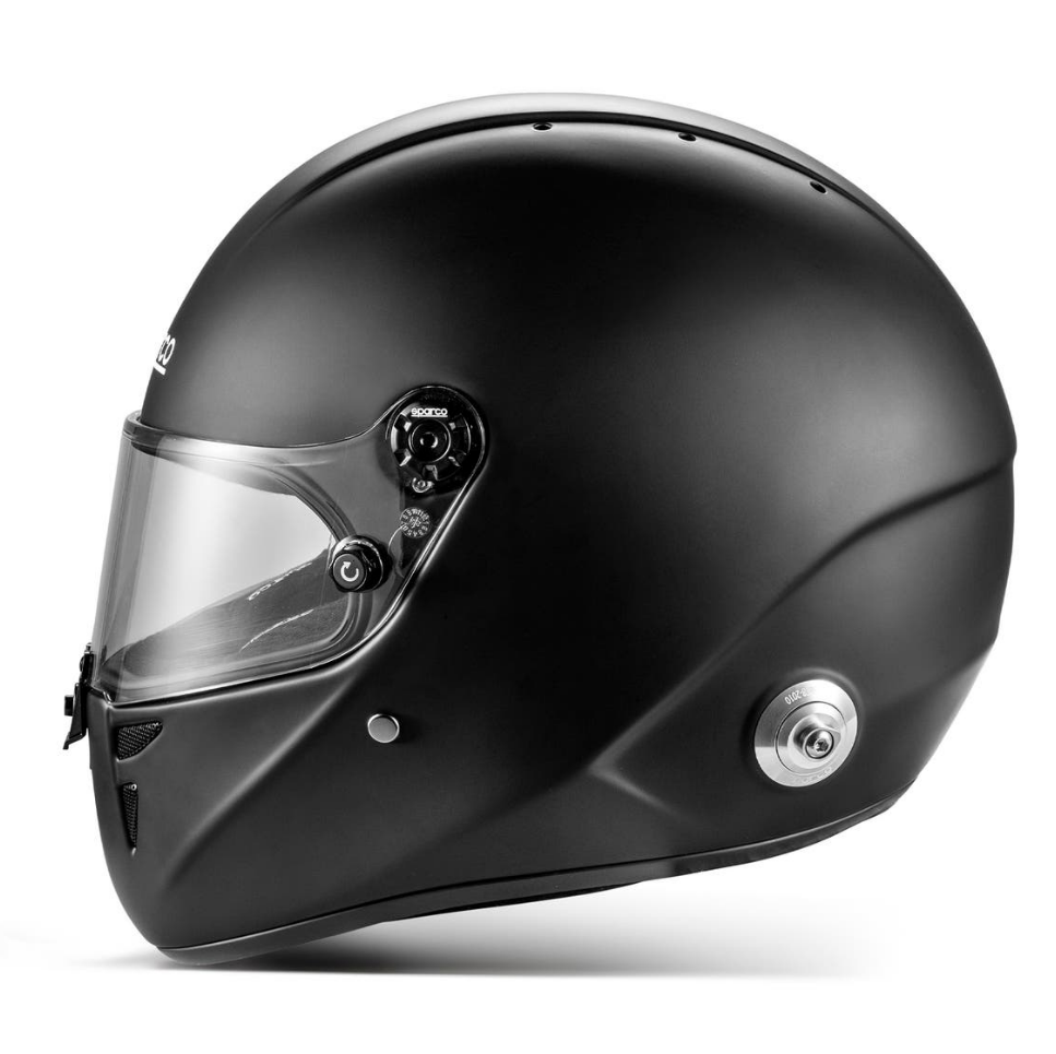 Sparco Sparco Stealth FIA 8878 - 2024 Matt zwart - met hans clips