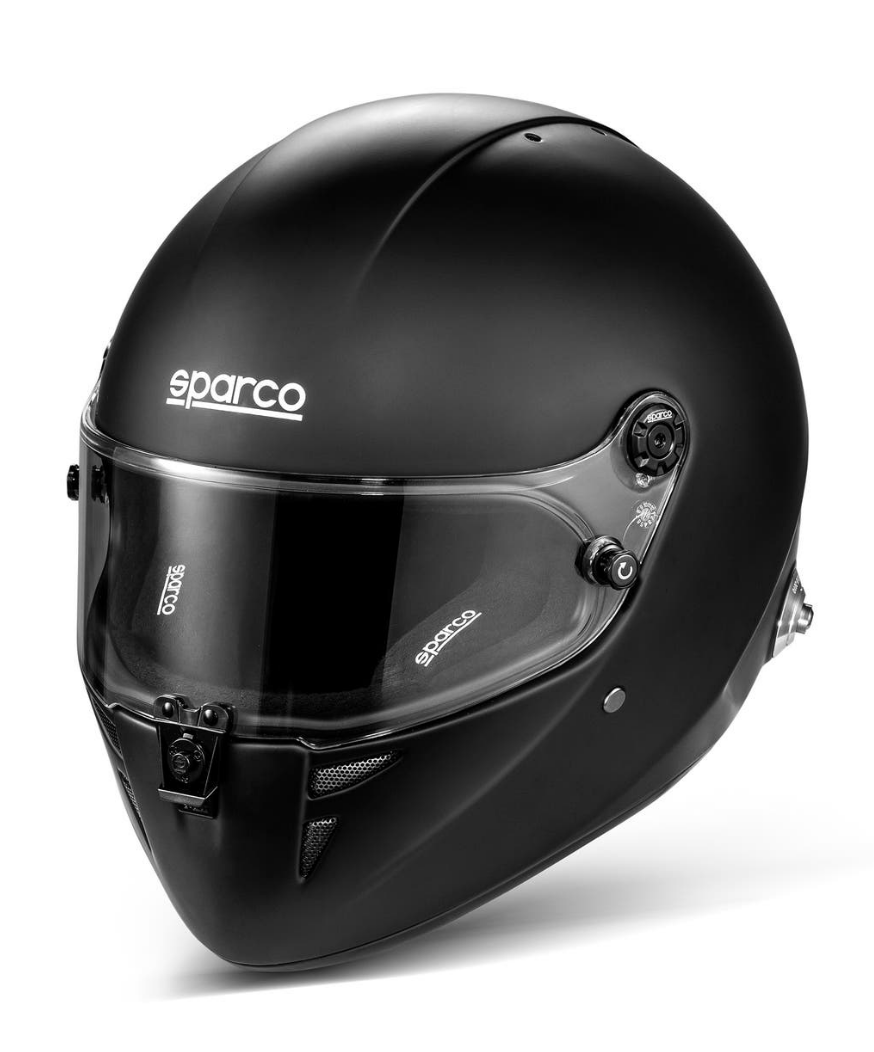 Sparco Sparco Stealth FIA 8878 - 2024 Matt zwart - met hans clips