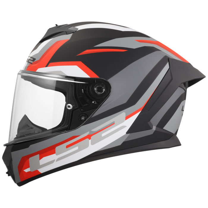 LS2 LS2 FF820 Rapid III Hyper Matt Zwart / Rood / Grijs