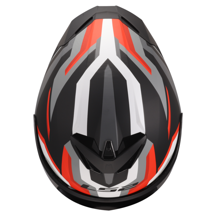 LS2 LS2 FF820 Rapid III Hyper Matt Zwart / Rood / Grijs