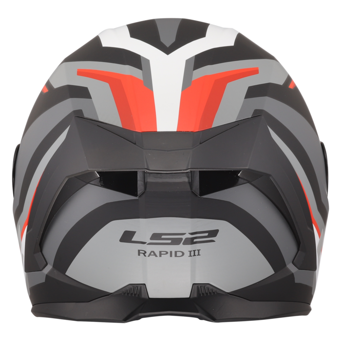 LS2 LS2 FF820 Rapid III Hyper Matt Zwart / Rood / Grijs