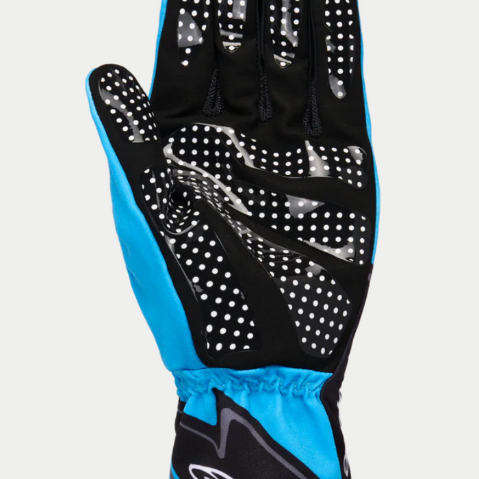 Alpinestars Alpinestars Karthandschoen K-Race Graphic 1 Cyaan / Zwart / Wit
