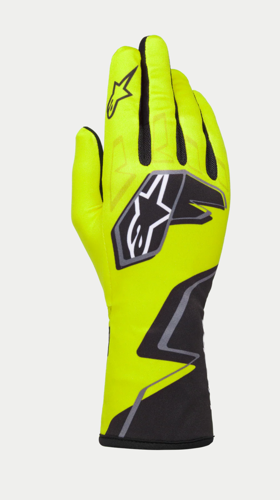 Alpinestars Alpinestars Karthandschoen K-Race Graphic 1 Zwart / Fluor Geel