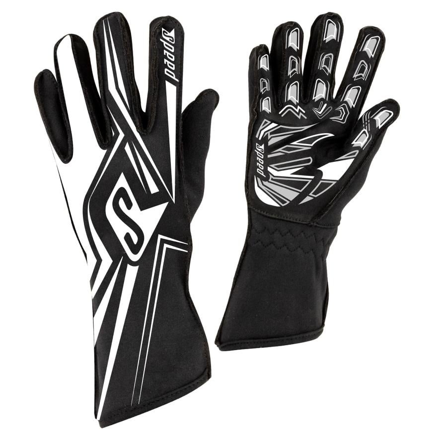 Speed Racewear Speed handschoenen Melbourne 2.0 Zwart / Wit
