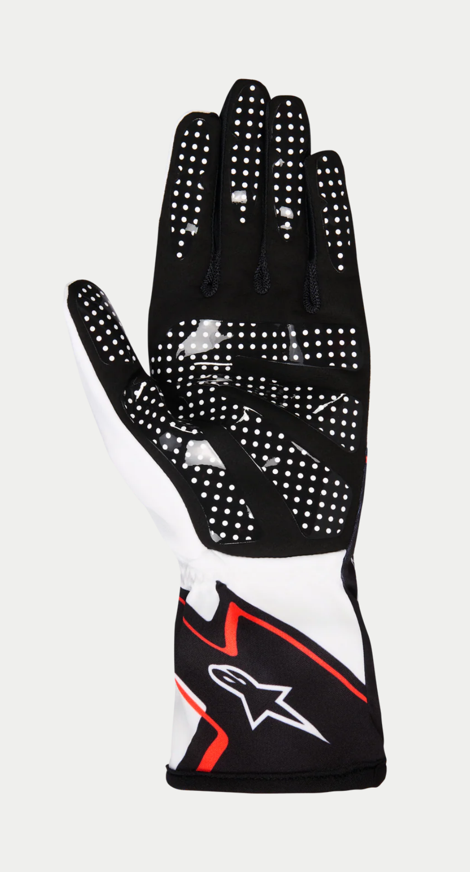 Alpinestars Alpinestars Karthandschoen K-Race Graphic 1 Wit / Zwart / Hot Oranje