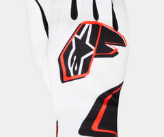 Alpinestars Alpinestars Karthandschoen K-Race Graphic 1 Wit / Zwart /  Hot Oranje