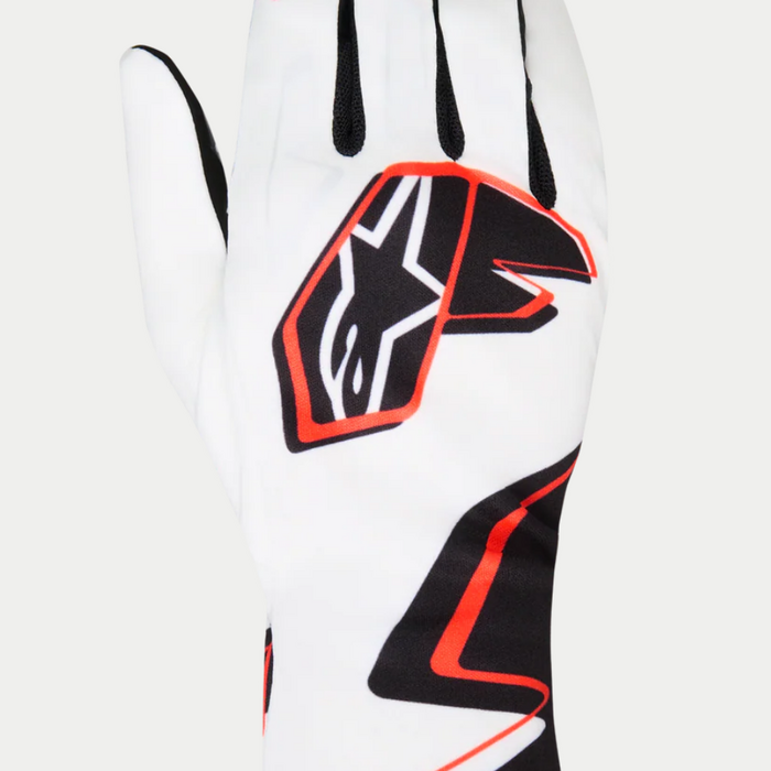 Alpinestars Alpinestars Karthandschoen K-Race Graphic 1 Wit / Zwart / Hot Oranje