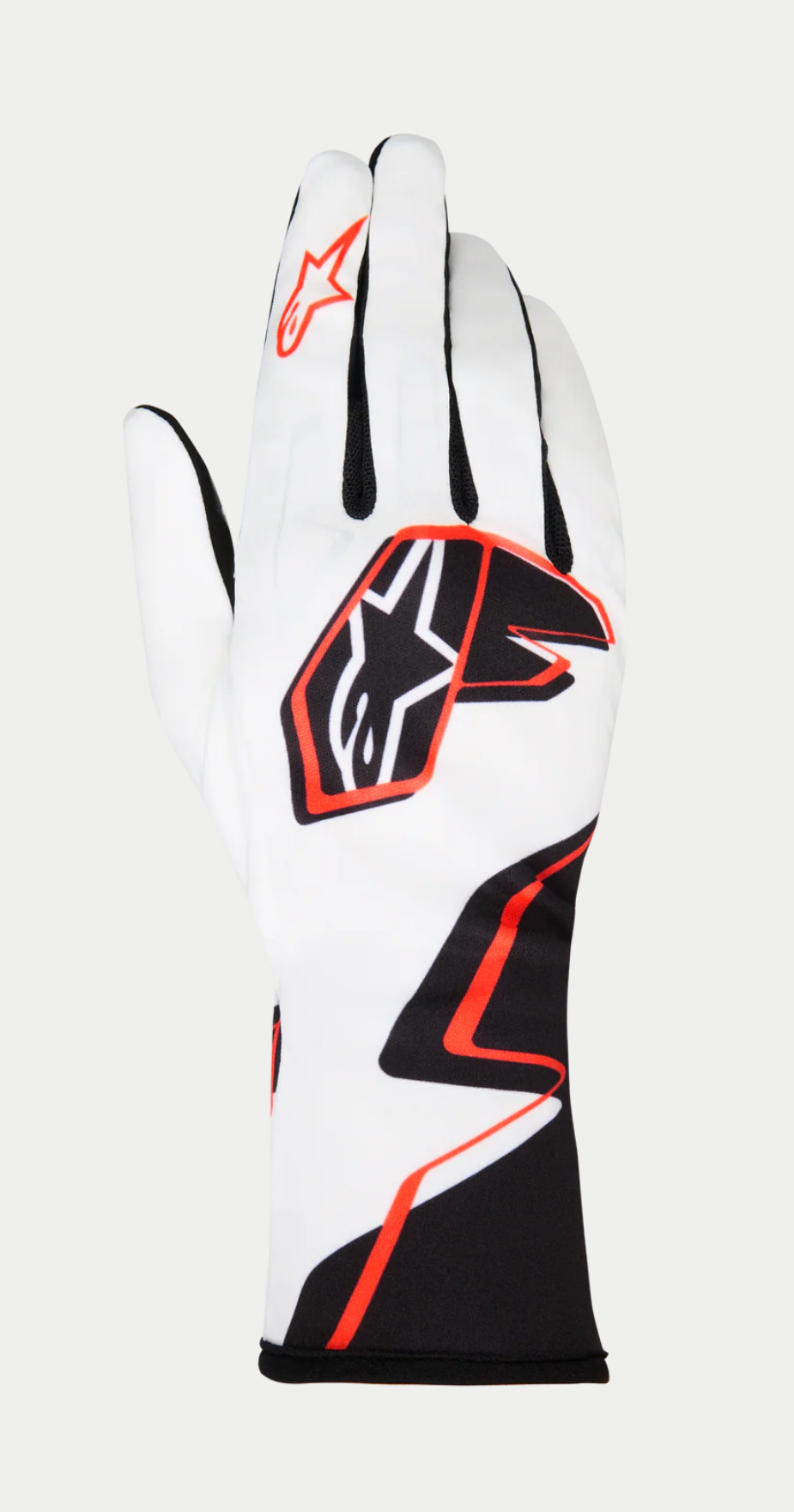 Alpinestars Alpinestars Karthandschoen K-Race Graphic 1 Wit / Zwart / Hot Oranje