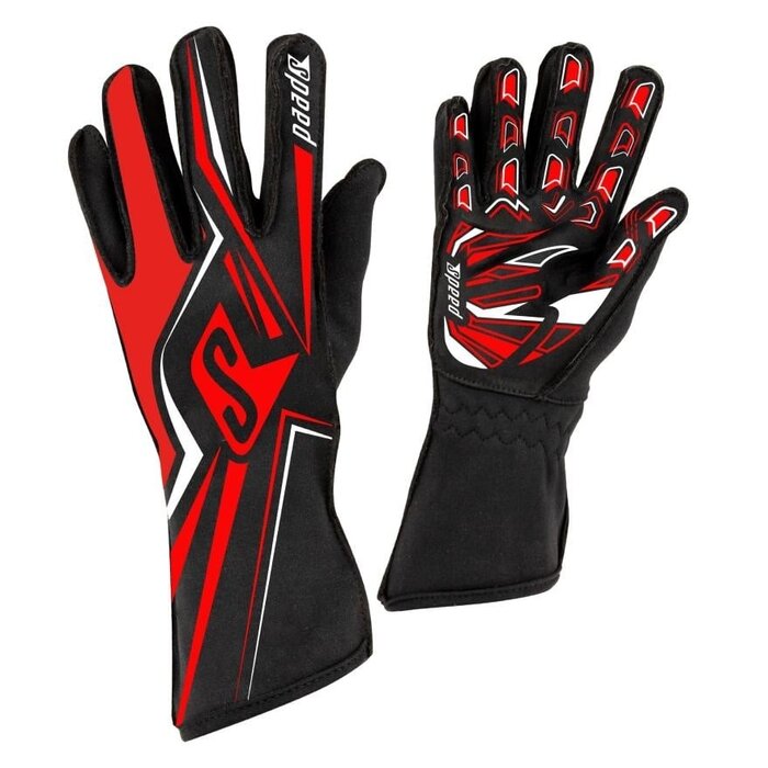 Speed Racewear Speed handschoenen Melbourne 2.0 Zwart / Rood