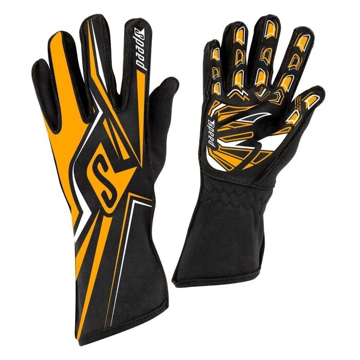 Speed Racewear Speed handschoenen Melbourne 2.0 Zwart / Oranje