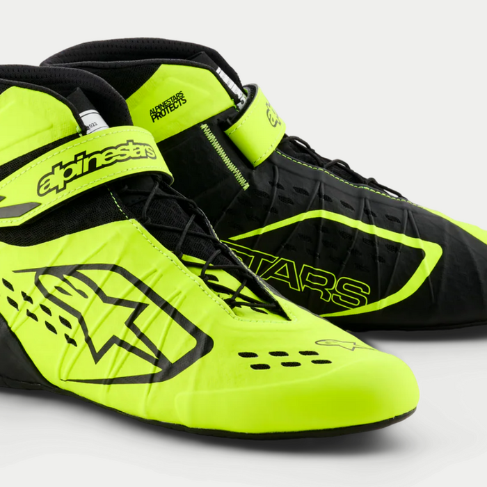 Alpinestars Alpinestars KX V3 Fia gekeurde kart schoenen Fluor geel / Zwart