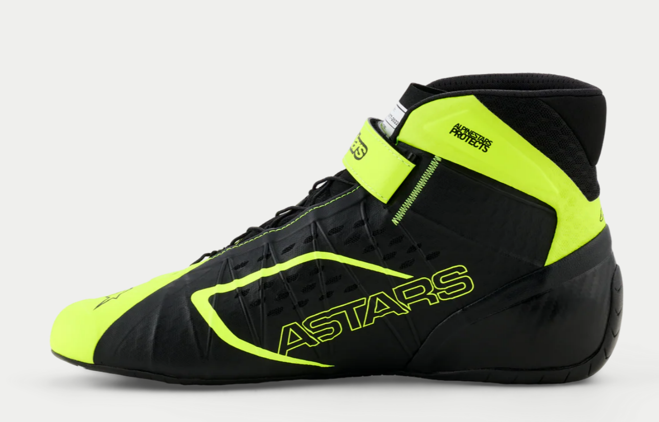 Alpinestars Alpinestars KX V3 Fia gekeurde kart schoenen Fluor geel / Zwart