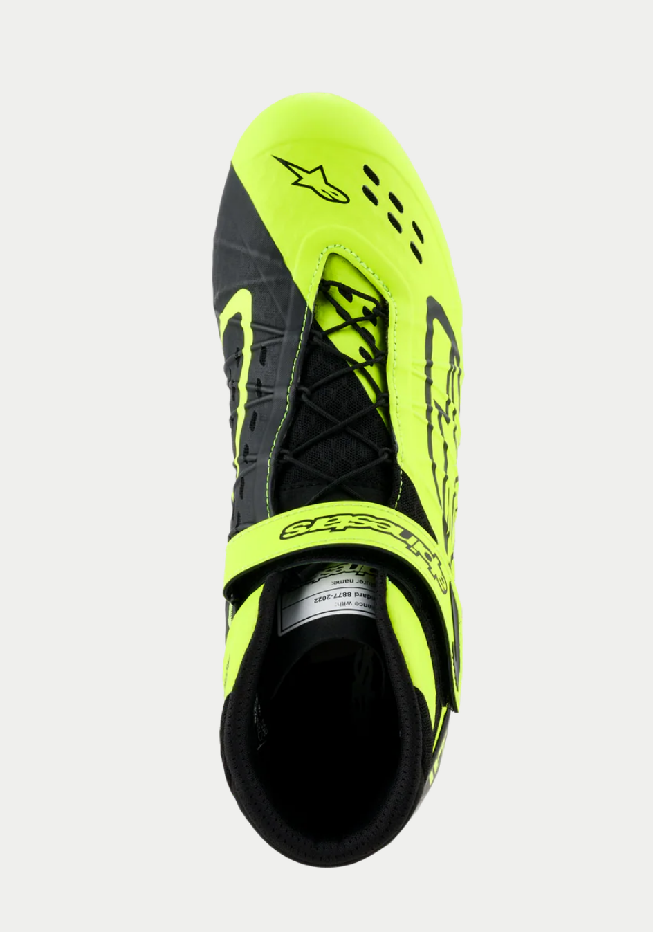 Alpinestars Alpinestars KX V3 Fia gekeurde kart schoenen Fluor geel / Zwart