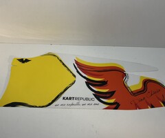 Kart Republic zijbak sticker rechts