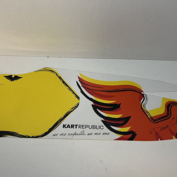 Kart Republic zijbak sticker rechts