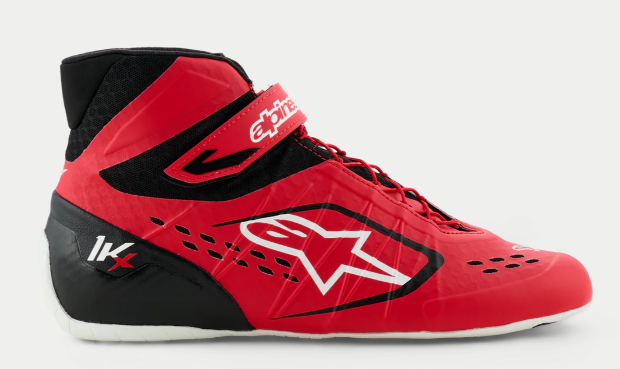 Alpinestars Alpinestars KX V3 Fia gekeurde kart schoenen Rood / Zwart