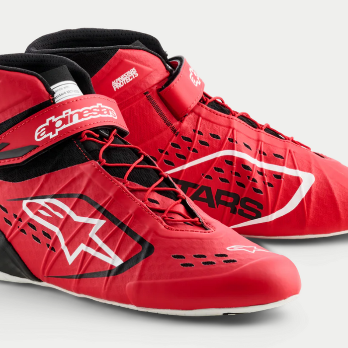 Alpinestars Alpinestars KX V3 Fia gekeurde kart schoenen Rood / Zwart