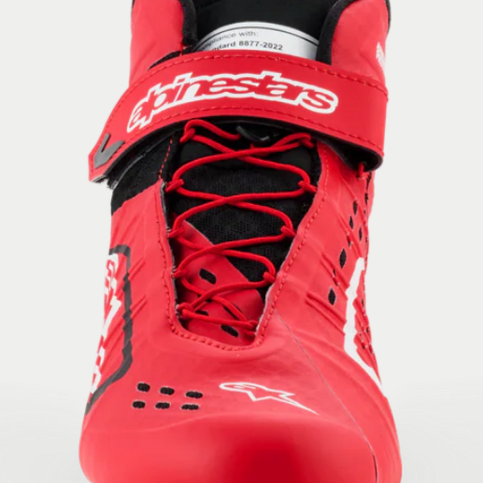 Alpinestars Alpinestars KX V3 Fia gekeurde kart schoenen Rood / Zwart