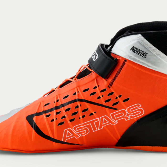Alpinestars Alpinestars KX V3 Fia gekeurde kart schoenen Oranje / Zilver