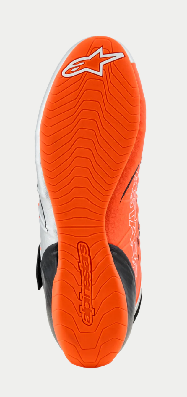 Alpinestars Alpinestars KX V3 Fia gekeurde kart schoenen Oranje / Zilver