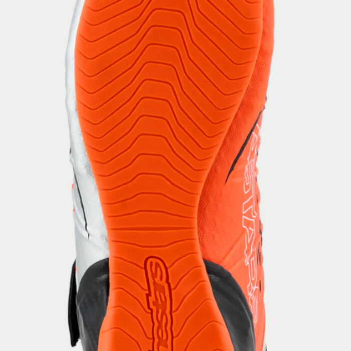 Alpinestars Alpinestars KX V3 Fia gekeurde kart schoenen Oranje / Zilver